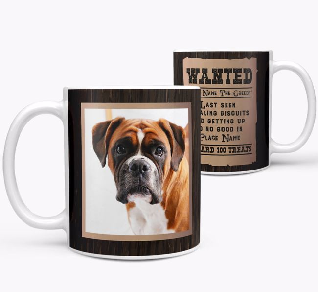'Wanted Poster' - Photo Upload {breedFullName} Mug